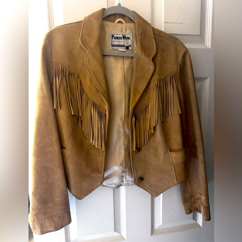 Pioneer Wear Real Leather Fringe Jacket